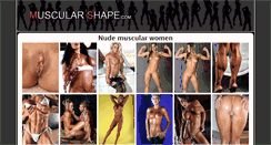 Desktop Screenshot of muscularshape.com